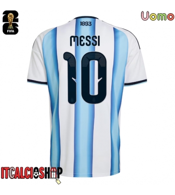 Argentina Lionel Messi #10 Prima Maglia Mondiali 2026 Manica Corta